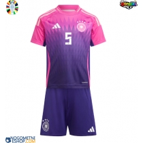 Otroški Nogometni dresi Nemčija Pascal Gross #5 Gostujoči EP 2024 Kratek Rokav (+ Kratke hlače)